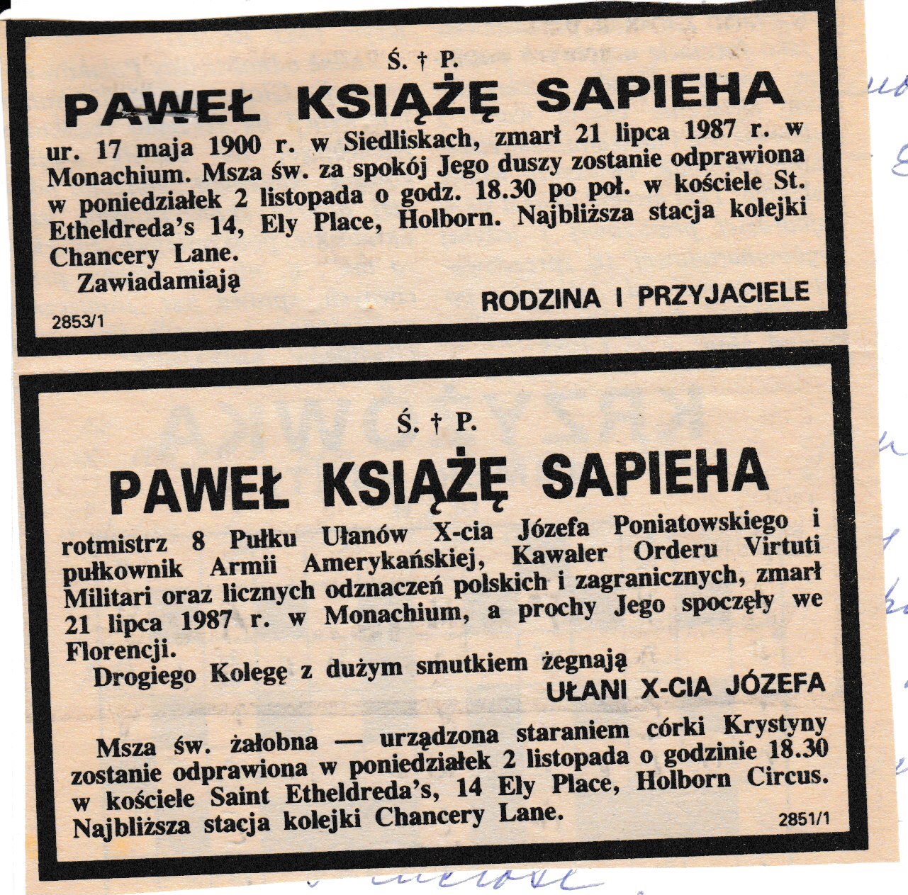 Polish announcement